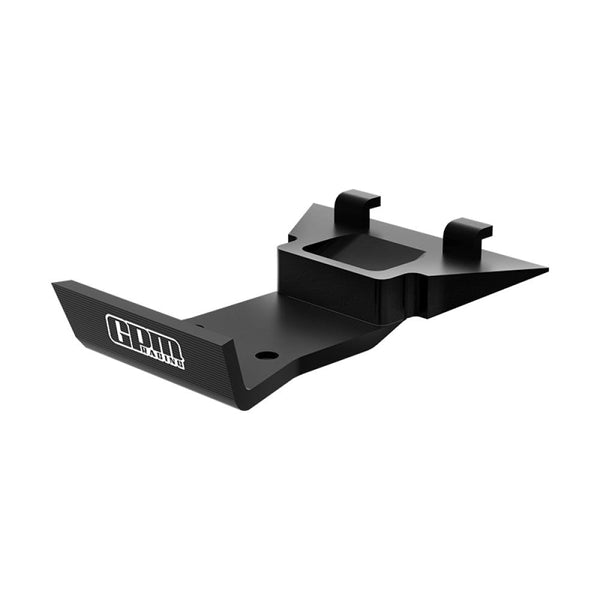 Aluminum 7075 Alloy Front Skid Plate Bumper For LOSI 1:24 Micro-B 2WD Buggy RTR-LOS00007 / 1:28 Micro-T 2S 2WD RTR Stadium Truck-LOS-1392 Upgrades - Black