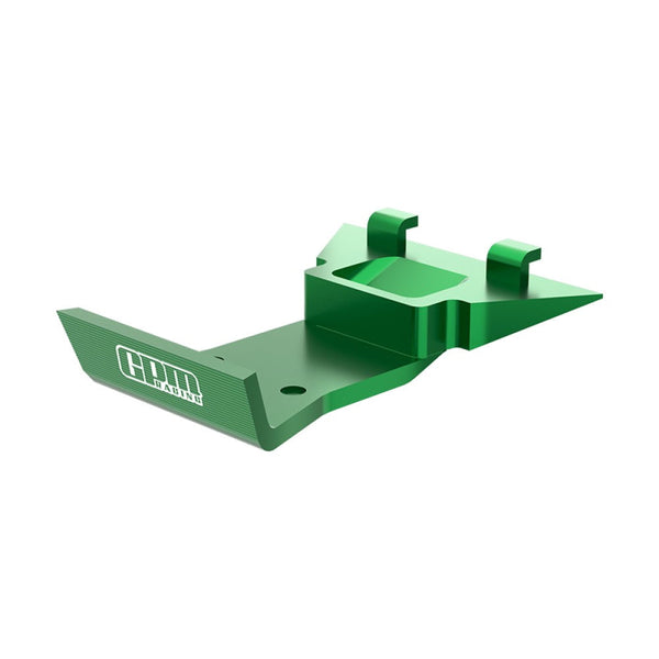 Aluminum 7075 Alloy Front Skid Plate Bumper For LOSI 1:24 Micro-B 2WD Buggy RTR-LOS00007 / 1:28 Micro-T 2S 2WD RTR Stadium Truck-LOS-1392 Upgrades - Green