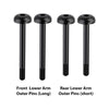 Medium Carbon Steel Front and Rear Lower Arm Outer Pins for LOSI 1:24 Micro-B 2WD Buggy RTR-LOS00007 / 1:28 Micro-T 2S 2WD RTR Stadium Truck-LOS-1392 Upgrades