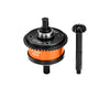 4140 Steel + Aluminum 7075 Alloy Center Complete Differential 13/43T/1.0 Mod For LOSI 1/8 LMT 1.0 / 2.0 Solid Axle Monster Truck Upgrades - Orange