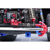 Aluminum 7075-T6 Alloy Servo Steering Link Adjustable Length / Spring Force For Losi 1:8 LMT 1.0 / 2.0 / 1:10 TLR TUNED LMT Monster Truck Upgrades - Blue