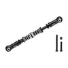 Aluminum 7075-T6 Alloy Servo Steering Link Adjustable Length / Spring Force For Losi 1:8 LMT 1.0 / 2.0 / 1:10 TLR TUNED LMT Monster Truck Upgrades - Black