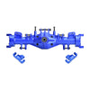 Aluminum 7075-T6 Alloy Quick Release Front Axle Housing Set For Losi 1:8 LMT 1.0 2.0 / 1:10 TLR Tuned LMT Solid Axle Monster Truck Upgrades - Blue