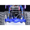 Aluminum 7075-T6 Alloy Quick Release Rear Axle Housing Set For Losi 1:8 LMT 1.0 2.0 / 1:10 TLR Tuned LMT Solid Axle Monster Truck Upgrades - Blue