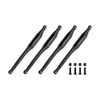 Aluminum 7075-T6 Alloy Lower Link Bar Set For LOSI 1/8 LMT 2.0 Grave Digger 4X4 Solid Axle Brushless Monster Truck-LOS04028 Upgrades - Black
