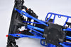 Aluminum 7075-T6 Alloy Upper Link Bar Set For LOSI 1/8 LMT 2.0 Grave Digger 4X4 Solid Axle Brushless Monster Truck-LOS04028 Upgrades - Blue