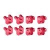 Aluminum 7075-T6 Alloy Front And Rear Upper Shock Mount For LOSI 1/8 LMT 2.0 Grave Digger 4X4 Solid Axle Brushless Monster Truck-LOS04028 Upgrades - Red