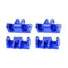 Aluminum 7075-T6 Alloy Lower Shock Mount For LOSI 1/8 LMT 2.0 Grave Digger 4X4 Solid Axle Brushless Monster Truck-LOS04028 Upgrades - Blue
