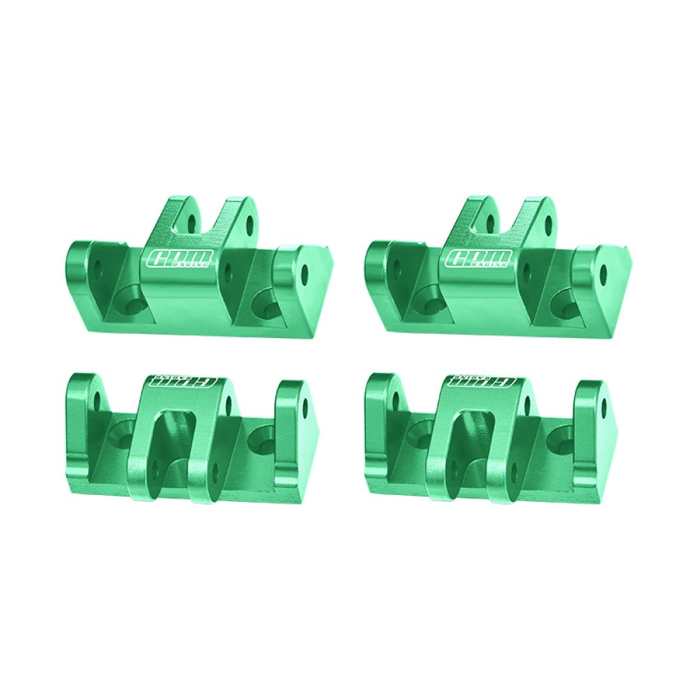 Aluminum 7075-T6 Alloy Lower Shock Mount For LOSI 1/8 LMT 2.0 Grave Digger 4X4 Solid Axle Brushless Monster Truck-LOS04028 Upgrades - Green