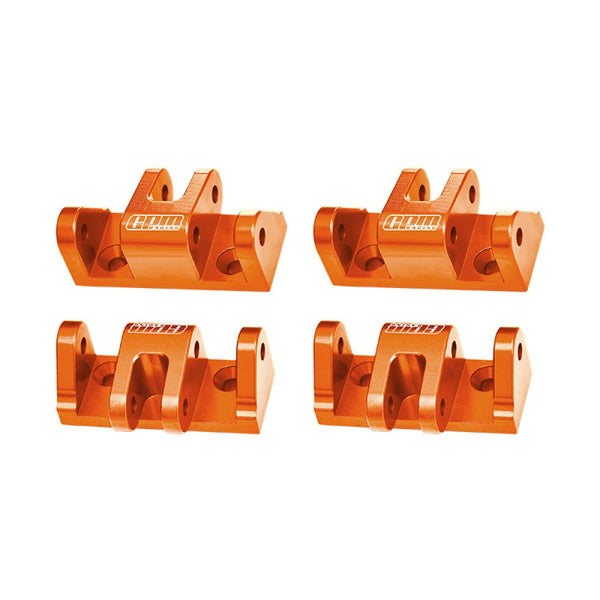 Aluminum 7075-T6 Alloy Lower Shock Mount For LOSI 1/8 LMT 2.0 Grave Digger 4X4 Solid Axle Brushless Monster Truck-LOS04028 Upgrades - Orange