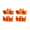 Aluminum 7075-T6 Alloy Lower Shock Mount For LOSI 1/8 LMT 2.0 Grave Digger 4X4 Solid Axle Brushless Monster Truck-LOS04028 Upgrades - Orange