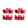Aluminum 7075-T6 Alloy Lower Shock Mount For LOSI 1/8 LMT 2.0 Grave Digger 4X4 Solid Axle Brushless Monster Truck-LOS04028 Upgrades - Red