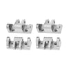 Aluminum 7075-T6 Alloy Lower Shock Mount For LOSI 1/8 LMT 2.0 Grave Digger 4X4 Solid Axle Brushless Monster Truck-LOS04028 Upgrades - Silver