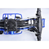 4140 Carbon Steel+Alloy 6061-T6 Front+Rear Universal Center Slider Driveshaft For LOSI 1/8 LMT 2.0 Grave Digger 4X4 Solid Axle Brushless Monster Truck-LOS04028 Upgrades - Red