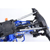 4140 Carbon Steel+Alloy 6061-T6 Front+Rear Universal Center Slider Driveshaft For LOSI 1/8 LMT 2.0 Grave Digger 4X4 Solid Axle Brushless Monster Truck-LOS04028 Upgrades - Orange