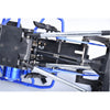 4140 Carbon Steel+Alloy 6061-T6 Front+Rear Universal Center Slider Driveshaft For LOSI 1/8 LMT 2.0 Grave Digger 4X4 Solid Axle Brushless Monster Truck-LOS04028 Upgrades - Silver
