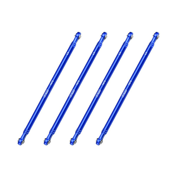 Aluminum 7075-T6 Alloy Upper Link Bar Set For LOSI 1/8 LMT 2.0 Grave Digger 4X4 Solid Axle Brushless Monster Truck-LOS04028 Upgrades - Blue