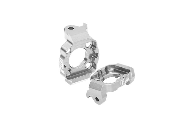 Aluminum 7075 Front C Hubs For Losi 1/18 Mini LMT 4X4 Brushed Monster Truck RTR-LOS01026 Upgrade Parts - Silver