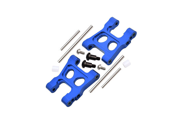 Aluminum 7075 Alloy Front Or Rear Lower Suspension Arms For Traxxas 1/18 4WD LaTrax Rally 75054 Upgrade Parts - Blue