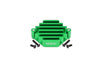Losi 1:10 Lasernut U4 Tenacity LOS03028 / Tenacity DB Pro LOS03027V2 Upgrade Parts Aluminum Electric Control Mount With Heat Sink - 5Pc Set Green