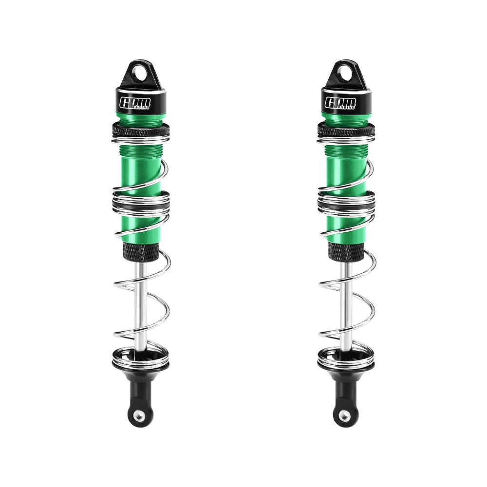 Aluminum 6061-T6 Alloy Front Double Section Spring Shock 125mm For LOSI 1/6 8IGHT-X Super Lasernut 4WD Brushless Buggy RTR-LOS04019 Upgrades - Green