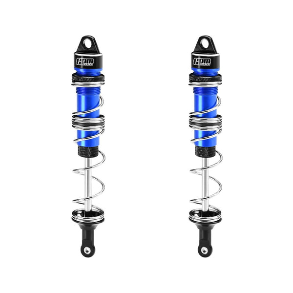 Aluminum 6061-T6 Alloy Rear Double Section Spring Dampers 135mm For LOSI 1/6 8IGHT-X Super Lasernut 4WD Brushless Buggy RTR-LOS04019 Upgrades - Blue