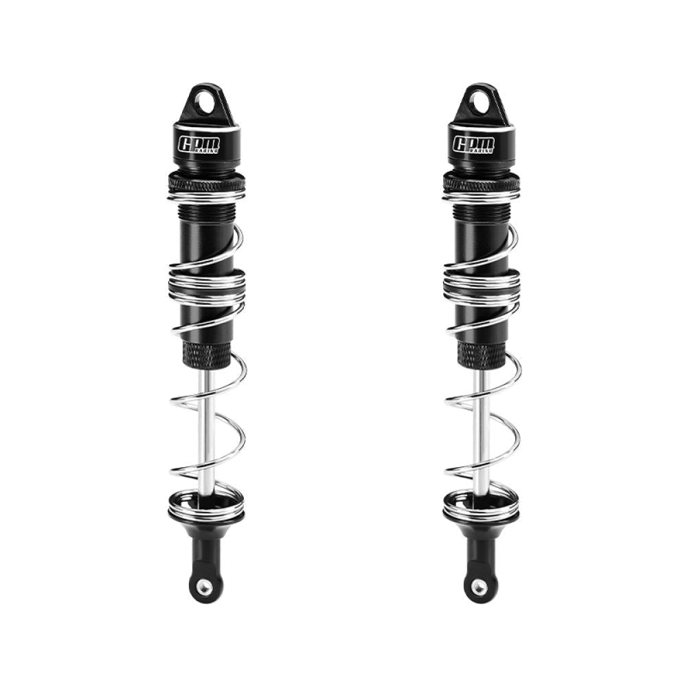 Aluminum 6061-T6 Alloy Rear Double Section Spring Dampers 135mm For LOSI 1/6 8IGHT-X Super Lasernut 4WD Brushless Buggy RTR-LOS04019 Upgrades - Black