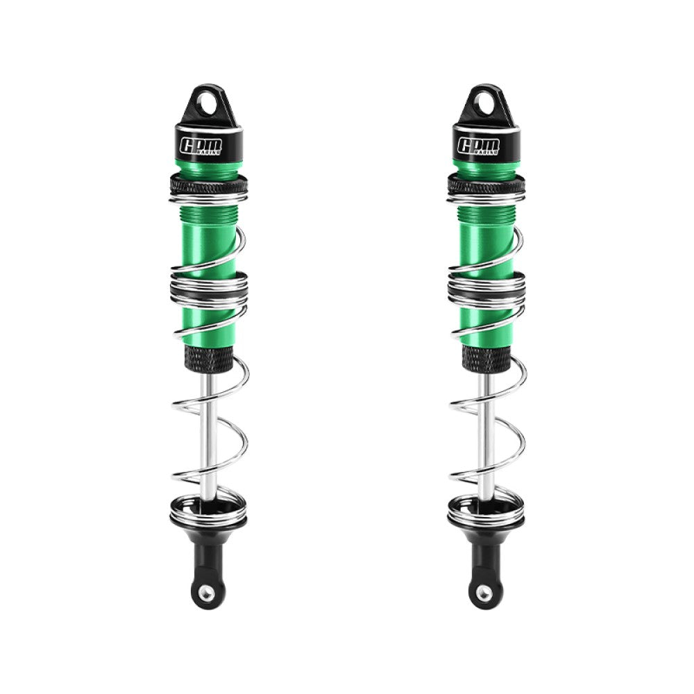 Aluminum 6061-T6 Alloy Rear Double Section Spring Dampers 135mm For LOSI 1/6 8IGHT-X Super Lasernut 4WD Brushless Buggy RTR-LOS04019 Upgrades - Green