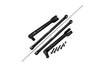 Aluminum 7075 Alloy Rear Anti Swing Rod & Stabilizer Bar For LOSI 1/6 8IGHT-X Super Lasernut 4WD Brushless Buggy LOS04019 Upgrades - Black