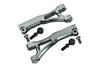 Arrma LIMITLESS / INFRACTION / TYPHON Aluminum Front Upper Arms - 2Pc Set Gray Silver