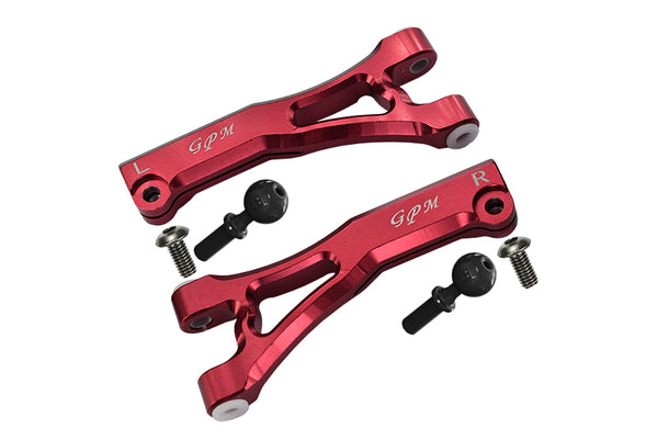 Arrma LIMITLESS / INFRACTION / TYPHON Aluminum Front Upper Arms - 2Pc Set Red