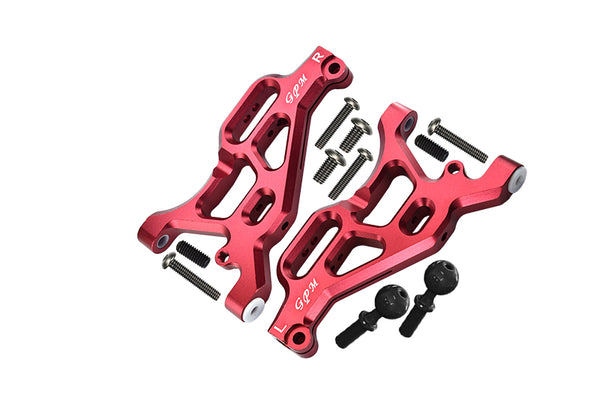 Arrma LIMITLESS / INFRACTION / TYPHON Aluminum Front Lower Arms - 2Pc Set Red