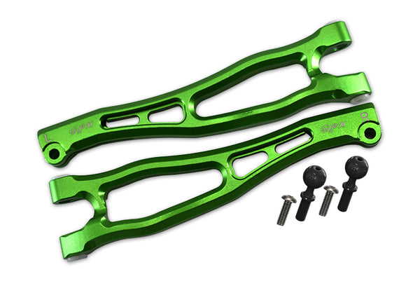 Arrma 1/7 FIRETEAM Tactical Unit 6S BLX ARA7618 Aluminum Front Upper Arms - 6Pc Set Green