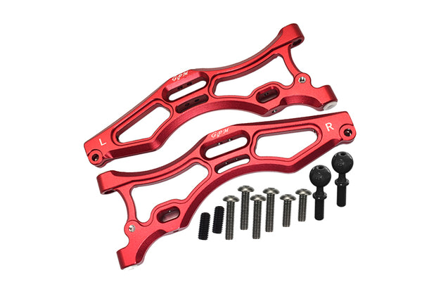 Arrma 1/7 FIRETEAM Tactical Unit 6S BLX ARA7618 Aluminum Front Lower Arms - 12Pc Set Red