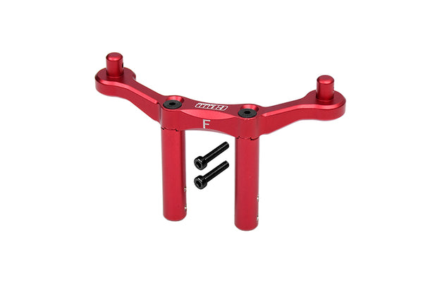 Arrma Granite 4x4 / Big Rock Crew Cab 4x4 Upgrade Parts Aluminum Front Body Mount & Post - 1Pc Set Red