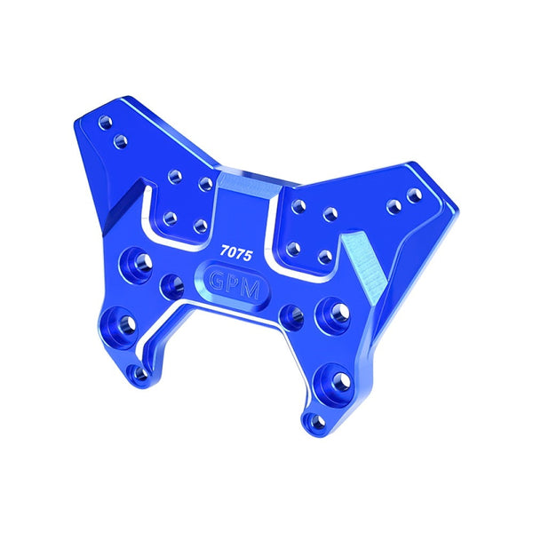 Aluminum 7075 Alloy Front Shock Tower For Arrma 1:7 MOJAVE 6S EXB / MOJAVE 6S RTR / MOJAVE 6S V2 Desert Truck Upgrades - Blue