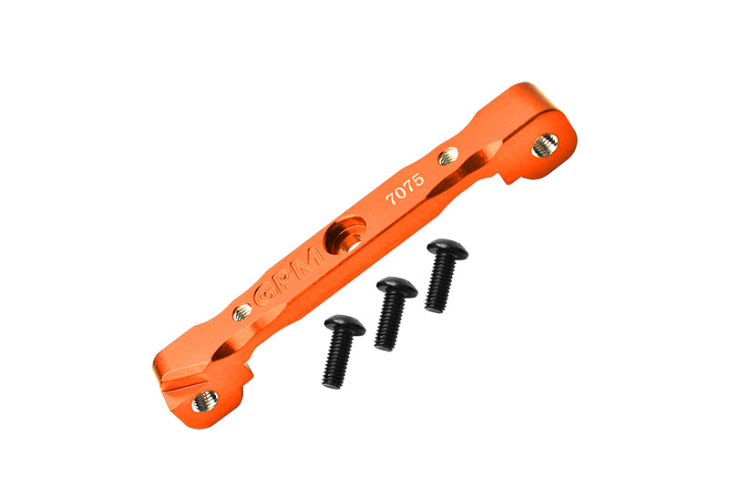 Aluminum 7075 Front Upper Suspension Mount For Arrma 1:8 KRATON / OUTCAST / TALION / TYPHON / NOTORIOUS / 1:7 INFRACTION / LIMITLESS  / MOJAVE / FIRETEAM / FELONY Upgrade Parts - Orange