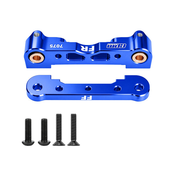 Aluminum 7075-T6 Alloy Front Lower Suspension Mount For Arrma 1/8 Kraton 6S V5 V6 Outcast Talion Notorious Typhon 1/7 Infraction 6S V2 Limitless 8S V2 Mojave V2 Fireteam Felony Big Rock - Blue