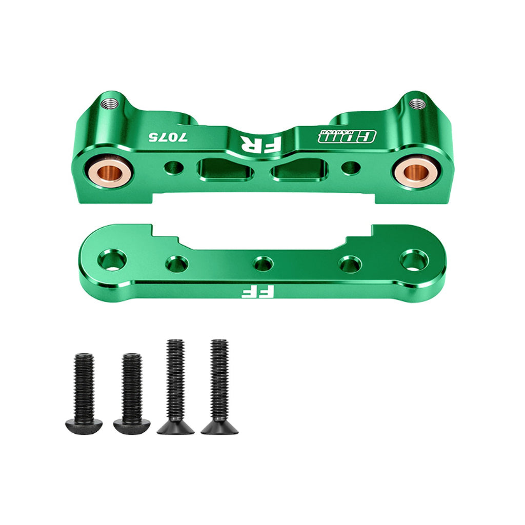 Aluminum 7075-T6 Alloy Front Lower Suspension Mount For Arrma 1/8 Kraton 6S V5 V6 Outcast Talion Notorious Typhon 1/7 Infraction 6S V2 Limitless 8S V2 Mojave V2 Fireteam Felony Big Rock - Green