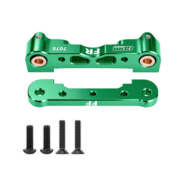 Aluminum 7075-T6 Alloy Front Lower Suspension Mount For Arrma 1/8 Kraton 6S V5 V6 Outcast Talion Notorious Typhon 1/7 Infraction 6S V2 Limitless 8S V2 Mojave V2 Fireteam Felony Big Rock - Green