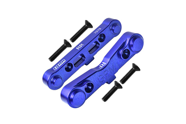 Aluminum 7075 Rear Lower Suspension Mount For Arrma 1:8 KRATON / OUTCAST / TALION / TYPHON / NOTORIOUS / KRATON EXB / TALION EXB / 1:7 INFRACTION / LIMITLESS / MOJAVE / MOJAVE EXB / FELONY - Blue