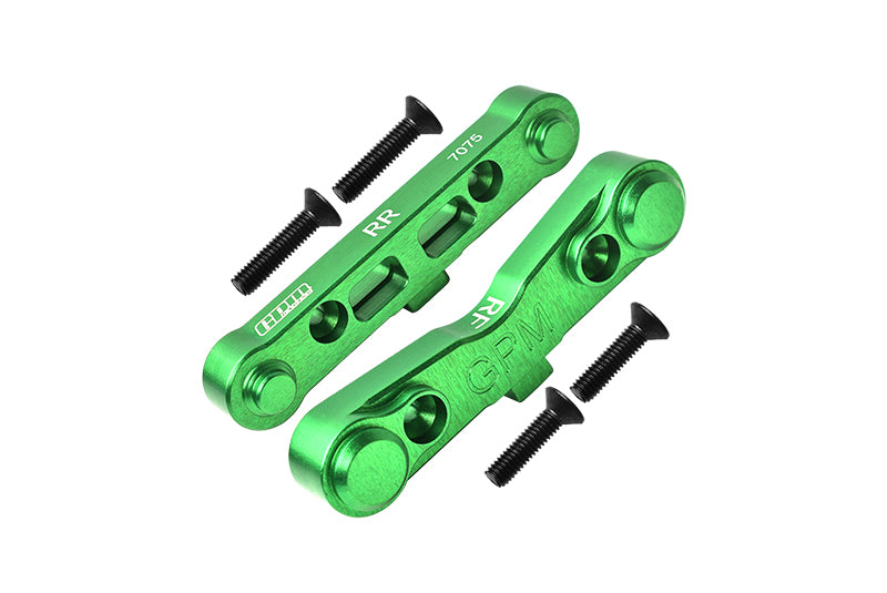 Aluminum 7075 Rear Lower Suspension Mount For Arrma 1:8 KRATON / OUTCAST / TALION / TYPHON / NOTORIOUS / KRATON EXB / TALION EXB / 1:7 INFRACTION / LIMITLESS / MOJAVE / MOJAVE EXB / FELONY - Green