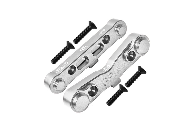 Aluminum 7075 Rear Lower Suspension Mount For Arrma 1:8 KRATON / OUTCAST / TALION / TYPHON / NOTORIOUS / KRATON EXB / TALION EXB / 1:7 INFRACTION / LIMITLESS / MOJAVE / MOJAVE EXB / FELONY - Silver