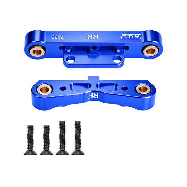 Aluminum 7075-T6 Alloy Rear Lower Suspension Mount For Arrma 1/8 Kraton 6S V5 V6 Outcast Talion Notorious Typhon 1/7 Infraction 6S V2 Limitless 8S V2 Mojave V2 Fireteam Felony - Blue