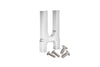 Aluminum Center Diff Mount (Front) For Arrma 1:8 KRATON / OUTCAST / NOTORIOUS / TYPHON / TALION / KRATON V5 / NOTORIOUS V5 / INFRACTION / INFRACTION V2 / LIMITLESS Upgrades - 1Pc Set Silver