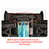 Aluminum 7075 Alloy Rear Bumper For Arrma 1/16 Mini Kraton 3S Speed Truck Upgrades - Black