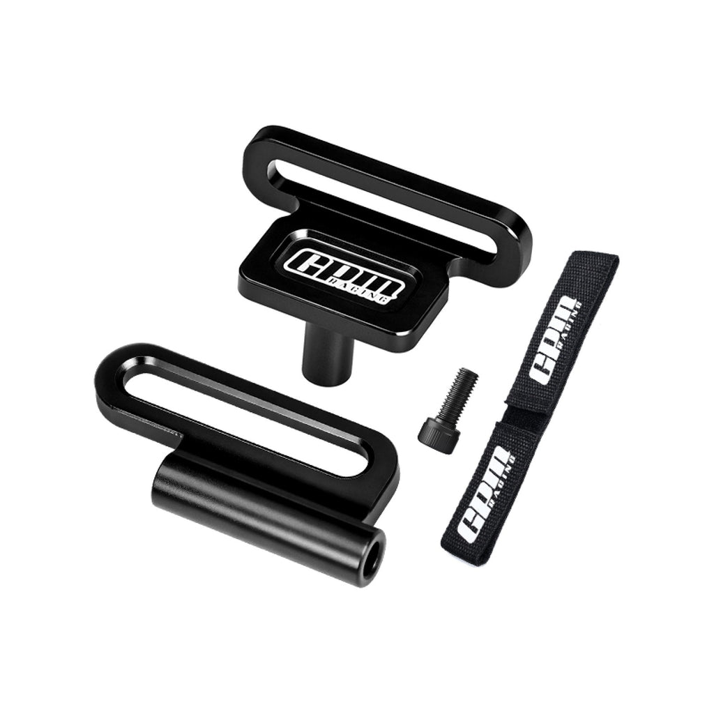 Aluminum 7075-T6 Alloy Retainer Battery Hold-Down For Arrma 1/16 Mini Kraton 3S Speed Truck-ARA2508 Upgrades - Black