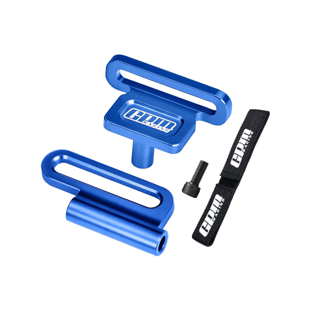 Aluminum 7075-T6 Alloy Retainer Battery Hold-Down For Arrma 1/16 Mini Kraton 3S Speed Truck-ARA2508 Upgrades - Blue