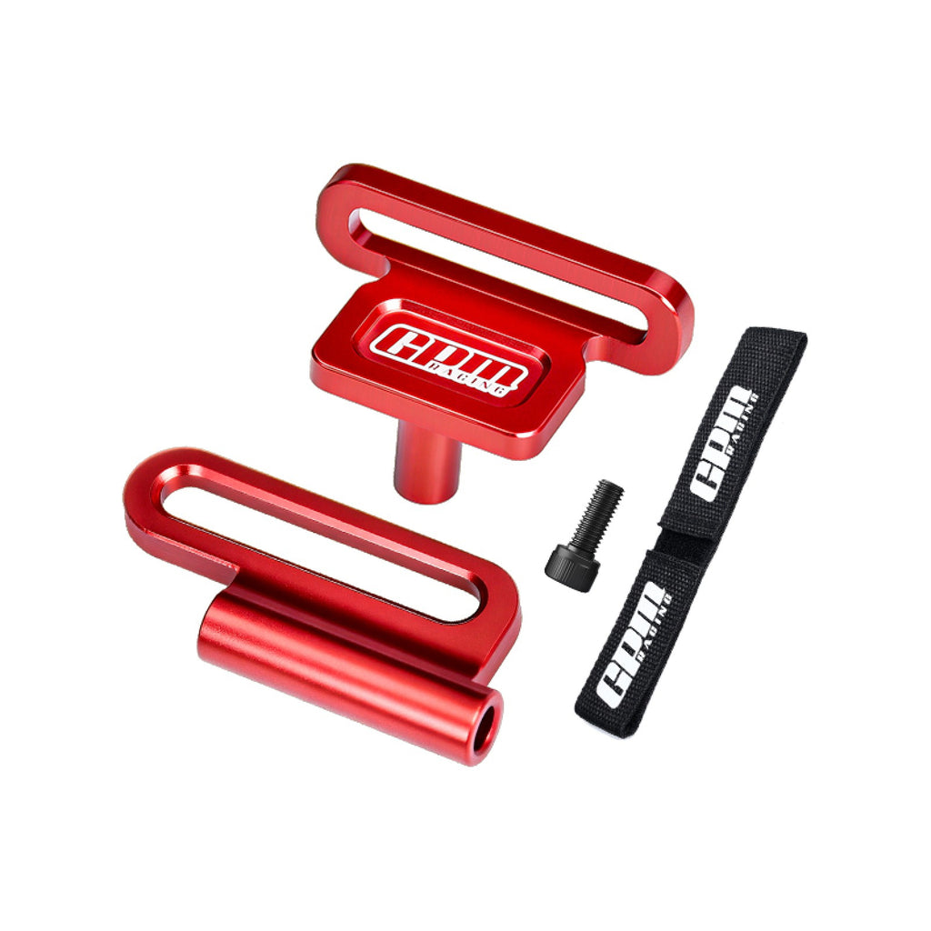 Aluminum 7075-T6 Alloy Retainer Battery Hold-Down For Arrma 1/16 Mini Kraton 3S Speed Truck-ARA2508 Upgrades - Red