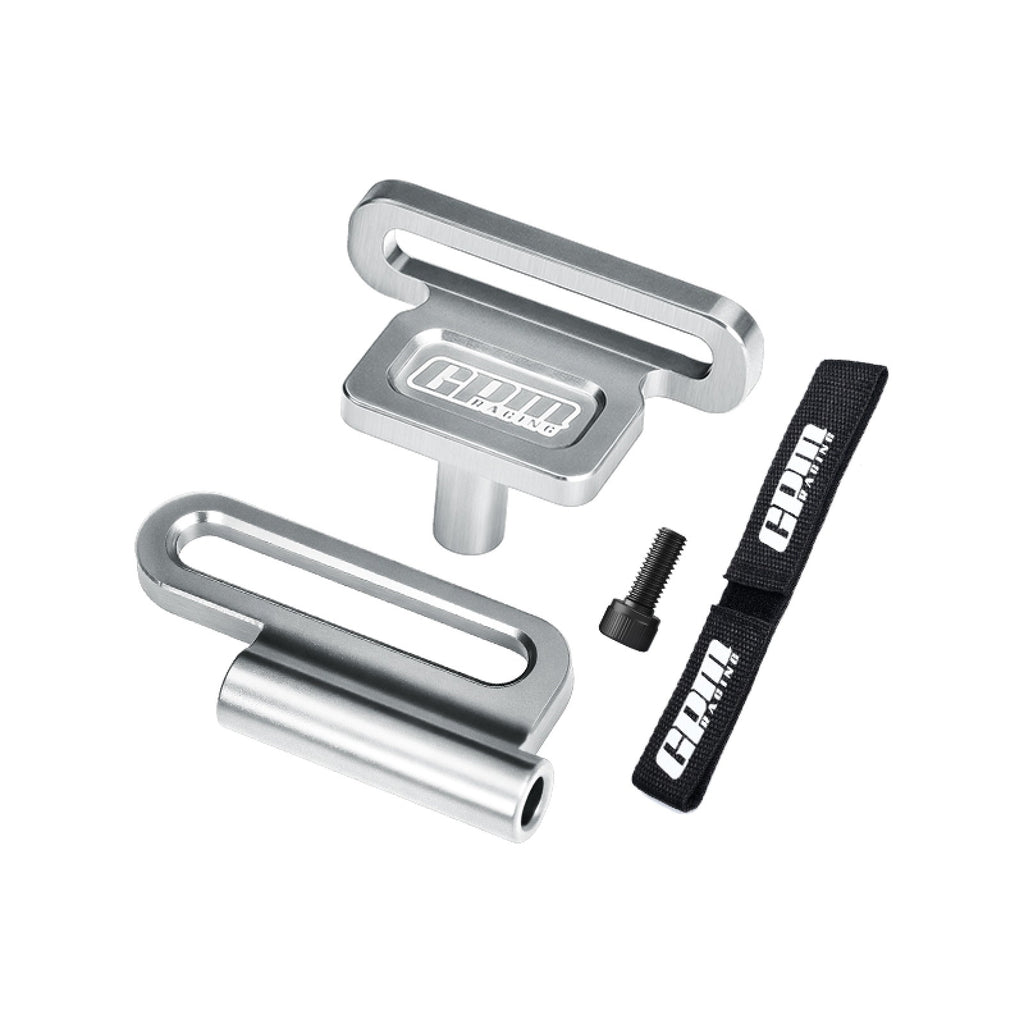 Aluminum 7075-T6 Alloy Retainer Battery Hold-Down For Arrma 1/16 Mini Kraton 3S Speed Truck-ARA2508 Upgrades - Silver